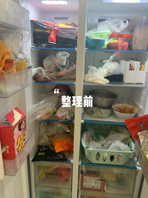 居家冰箱干湿收纳错放对比图
