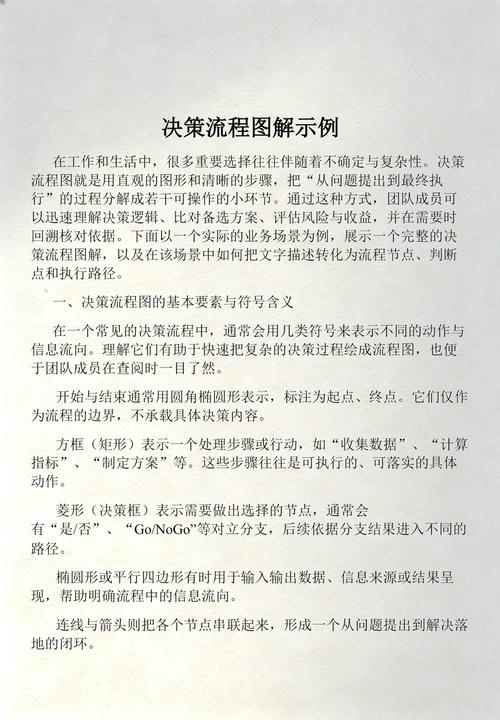 个人决策底线排除法手写流程图