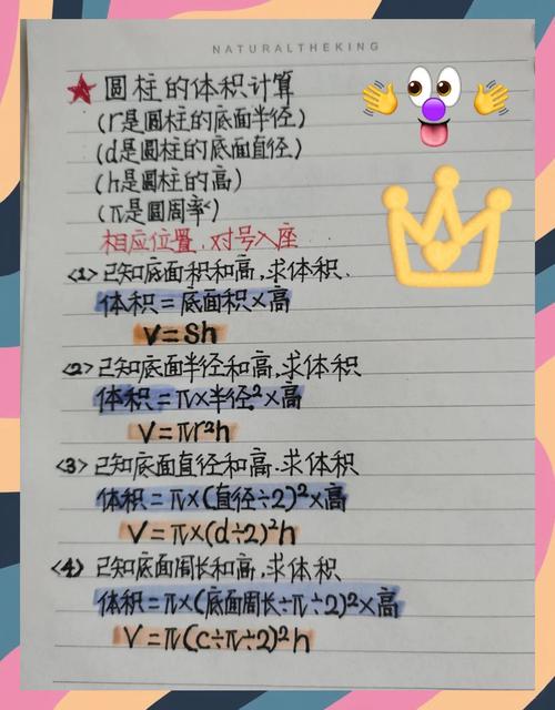 六年级圆柱体积常见易错题手写整理