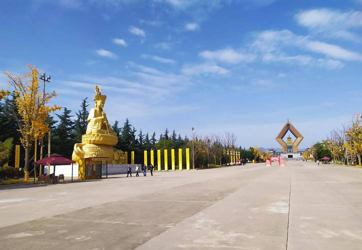 西安到法门寺法汤线沿途秋季风景