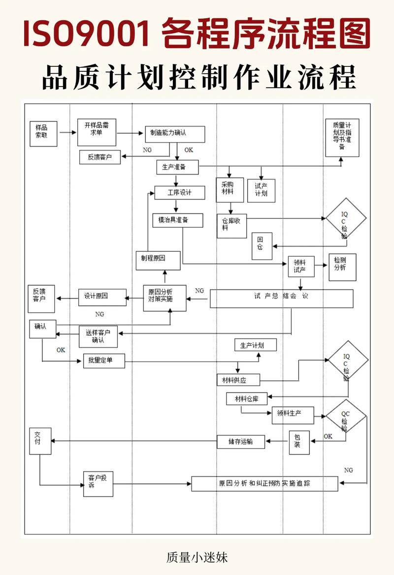 质量管理专家在设计检查表流程图