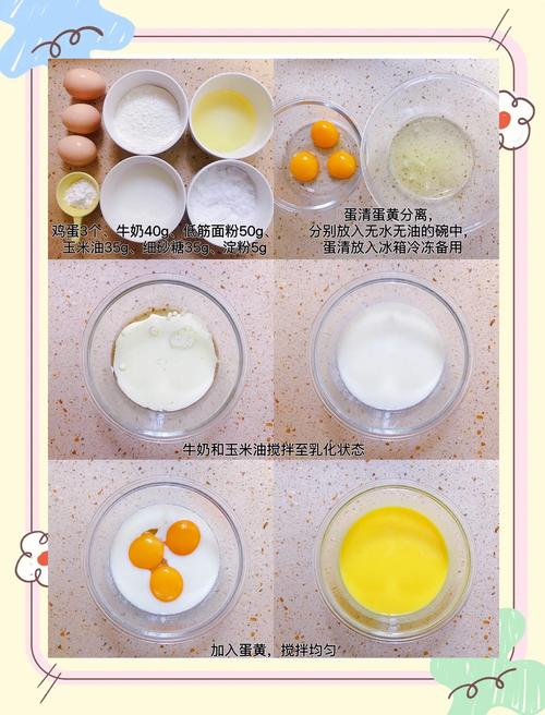 甜品制作戚风蛋糕翻拌手法步骤演示