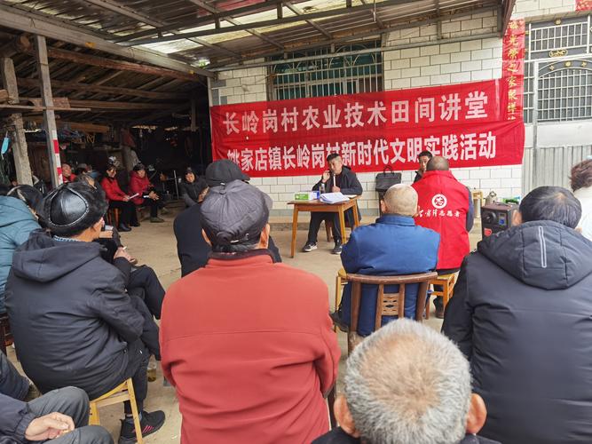 农业科研成果下乡推广田间宣讲会现场
