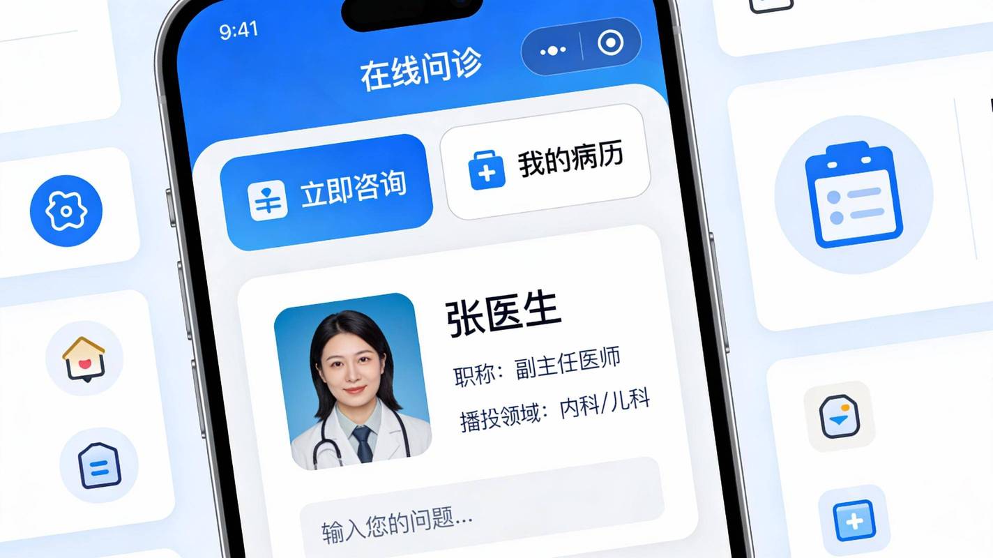 互联网AI问诊平台诊断开单界面