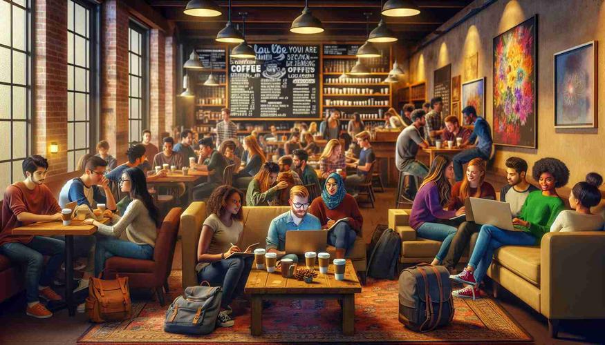 学生职场社交networking咖啡聊天场景