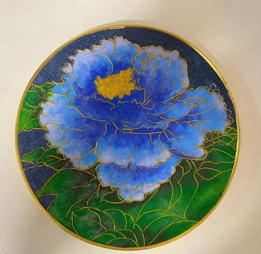 北京景泰蓝手工点蓝半成品釉料展示