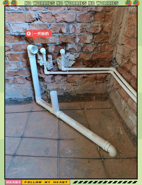墙排下水定期养护冲水操作实拍
