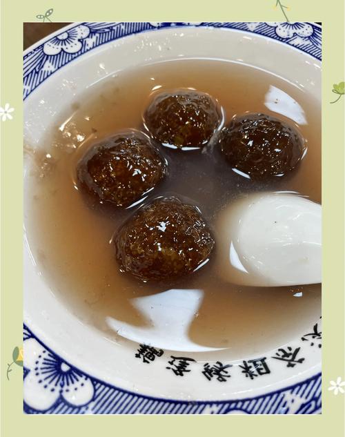 粗茶淡饭 藕粉圆子 芝麻馅