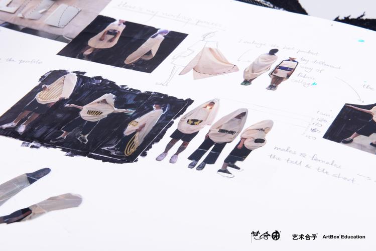 艺术留学作品集 过程展示 草稿与材料实验