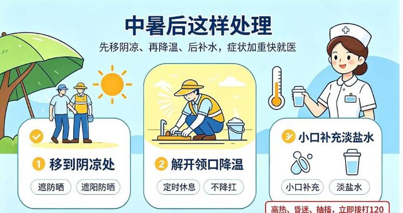 夏季高温户外出行正确补水方式图