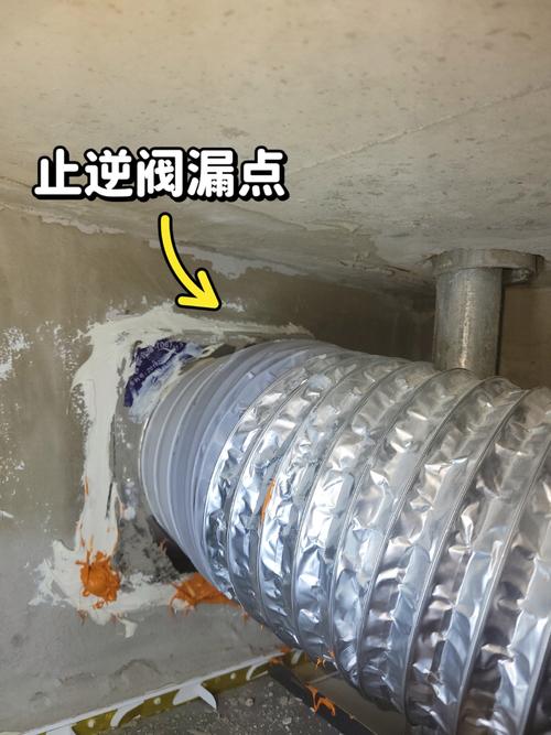 油烟机风压高楼层倒灌示意图