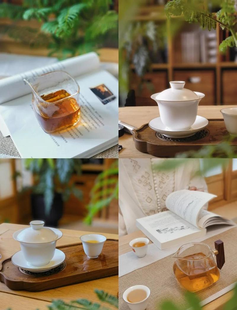 居家日常茶艺文化休闲喝茶场景