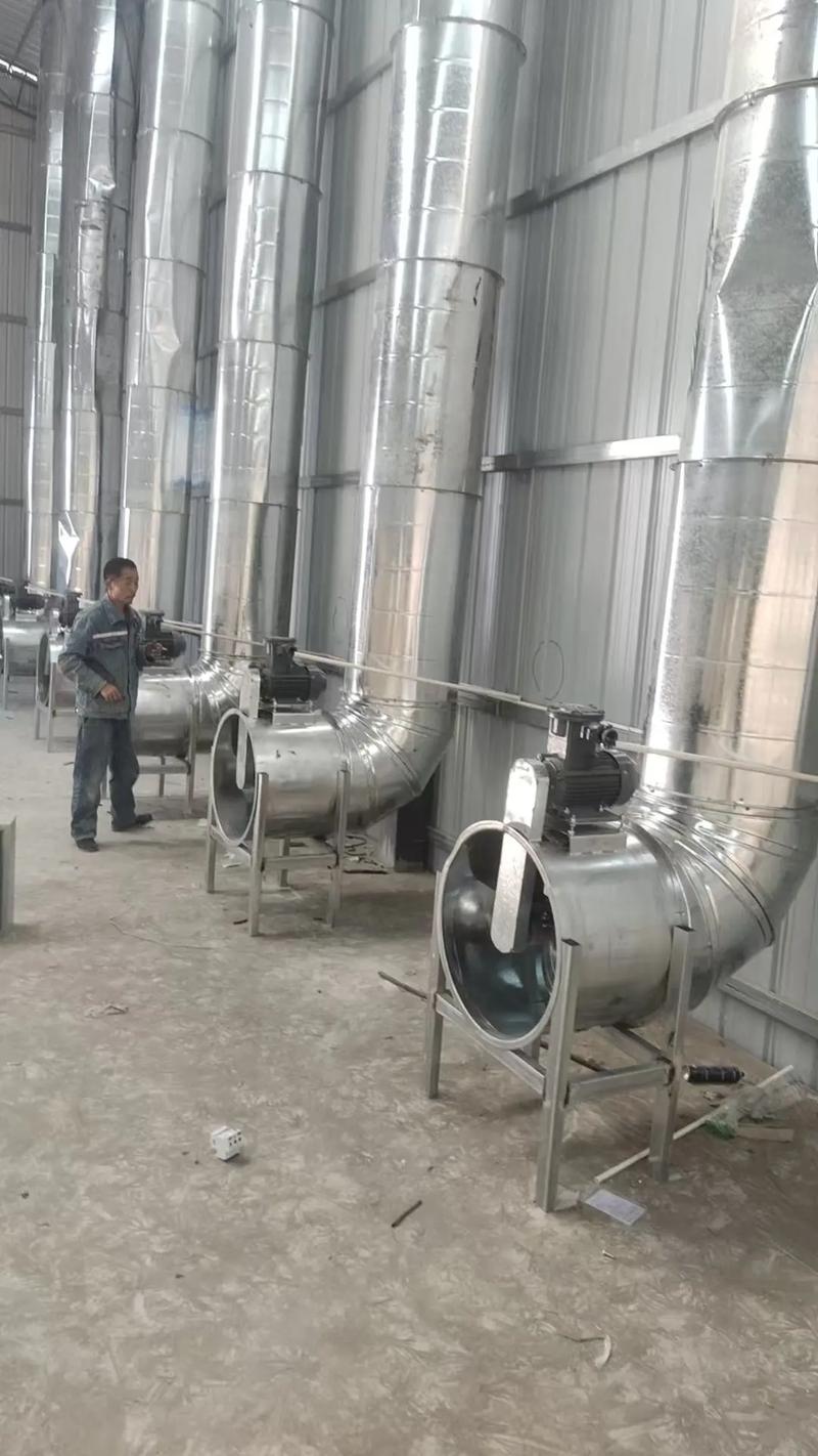 化工厂区防爆工业风机安装现场图