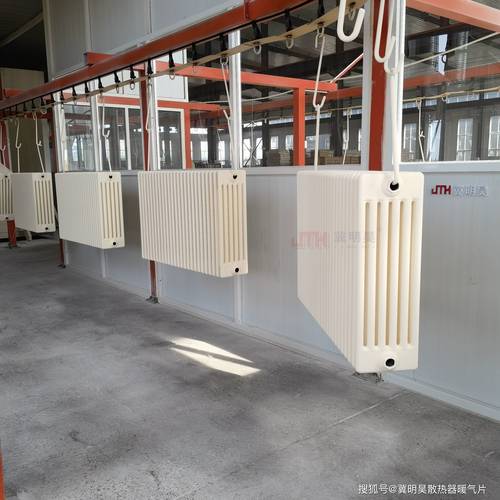 钢厂液压站配套工业散热器现场安装图