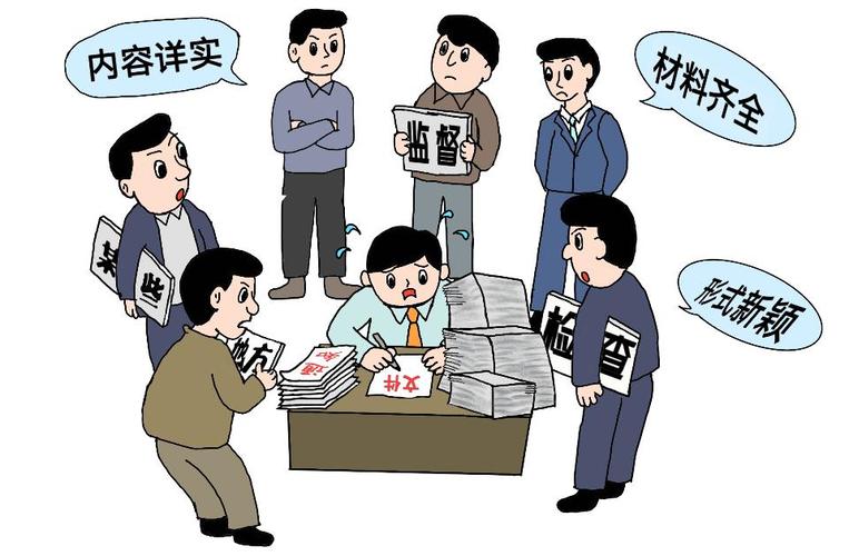 一人分饰多角忙碌处理杂事漫画风格