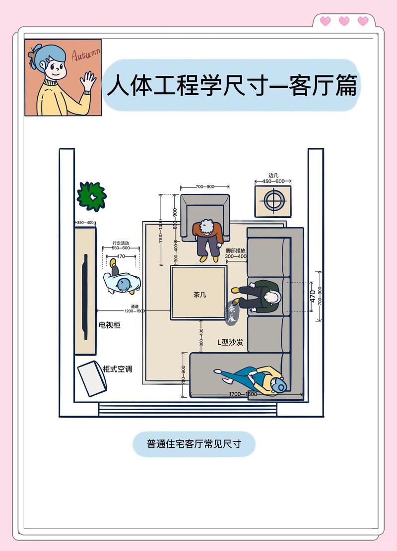 沙发茶几高度匹配示意图 尺寸推荐