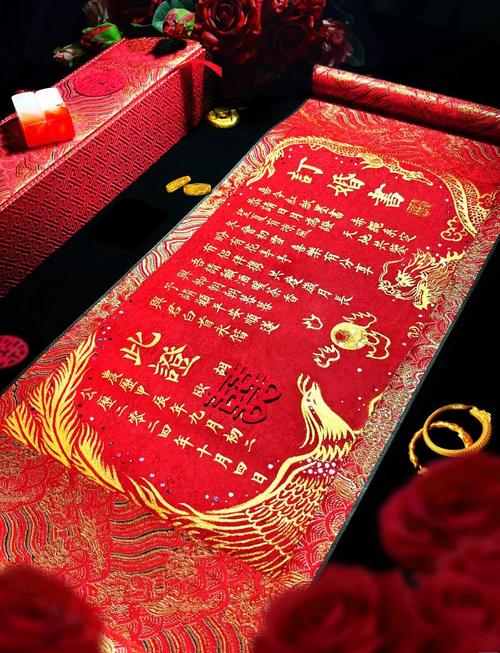 小众手绘订婚请柬设计展示