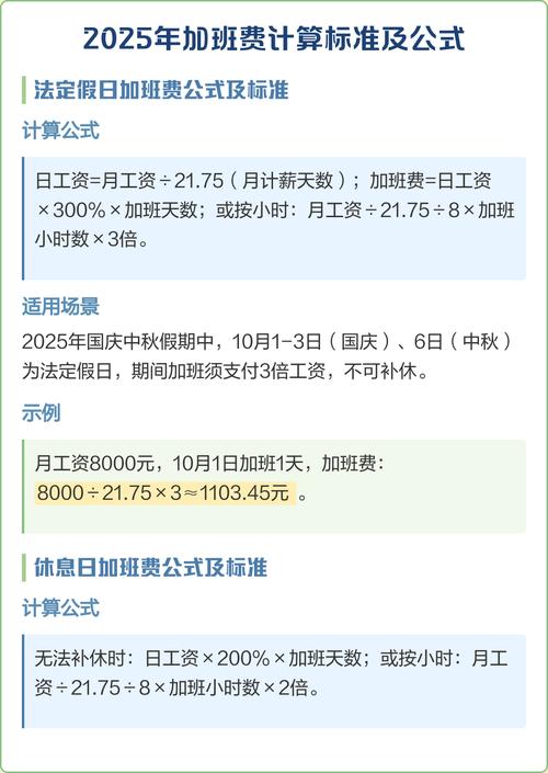 加班费计算标准公式图
