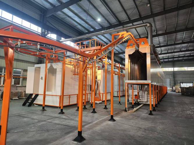 粉末涂层静电喷涂生产线喷房