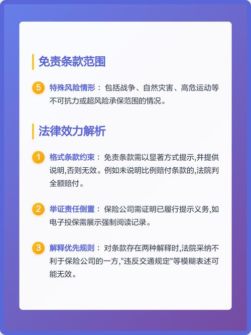 线上保险投保页面折叠的免责条款截图