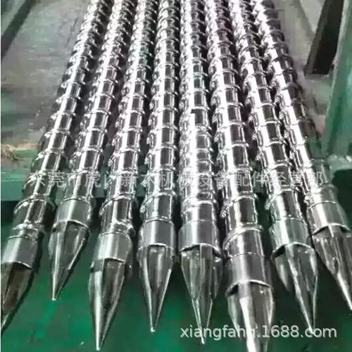 机械车间注塑机螺杆电镀硬铬成品展示