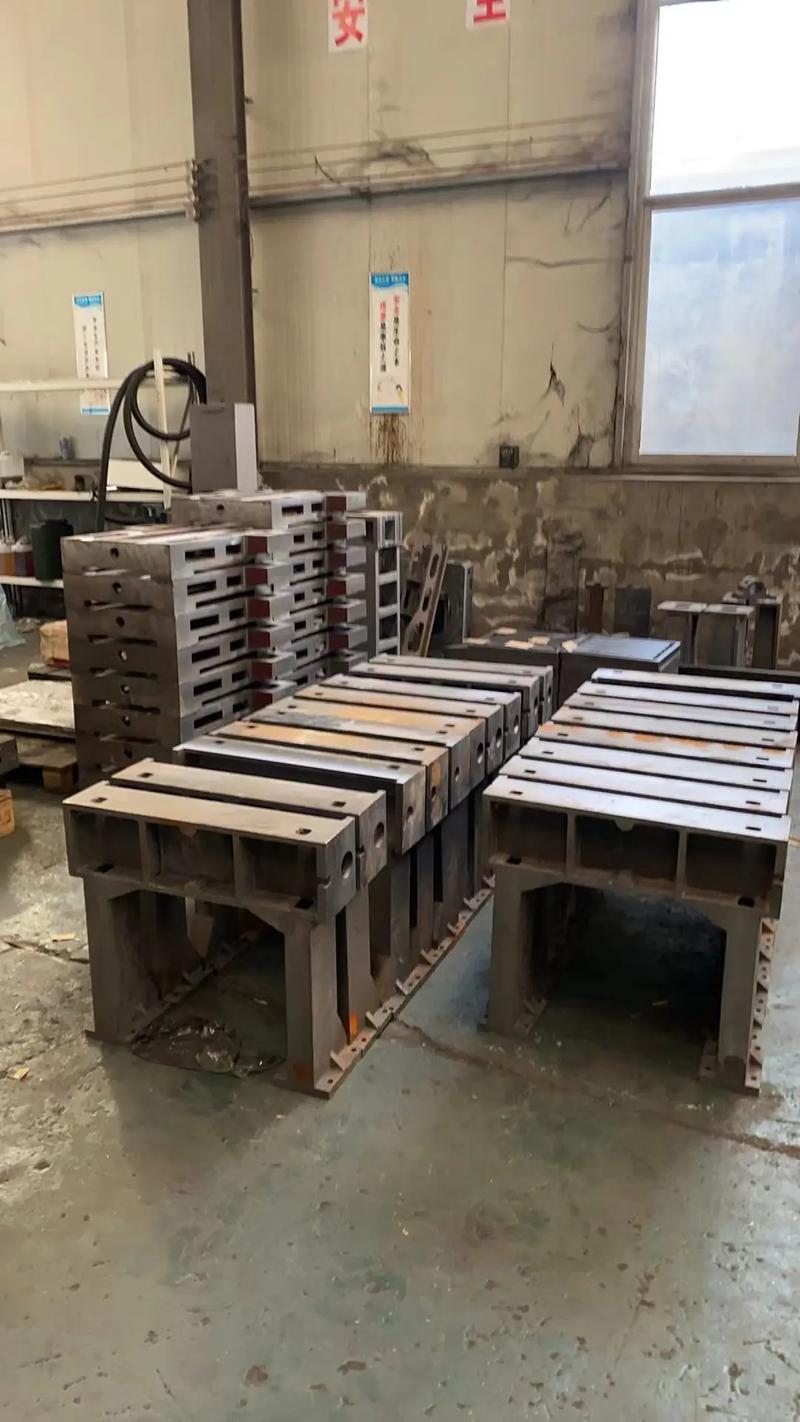 整体铸铁床身切胶机成品实拍