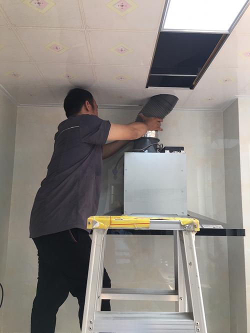 厨房烟机五金安装工程完工验收图