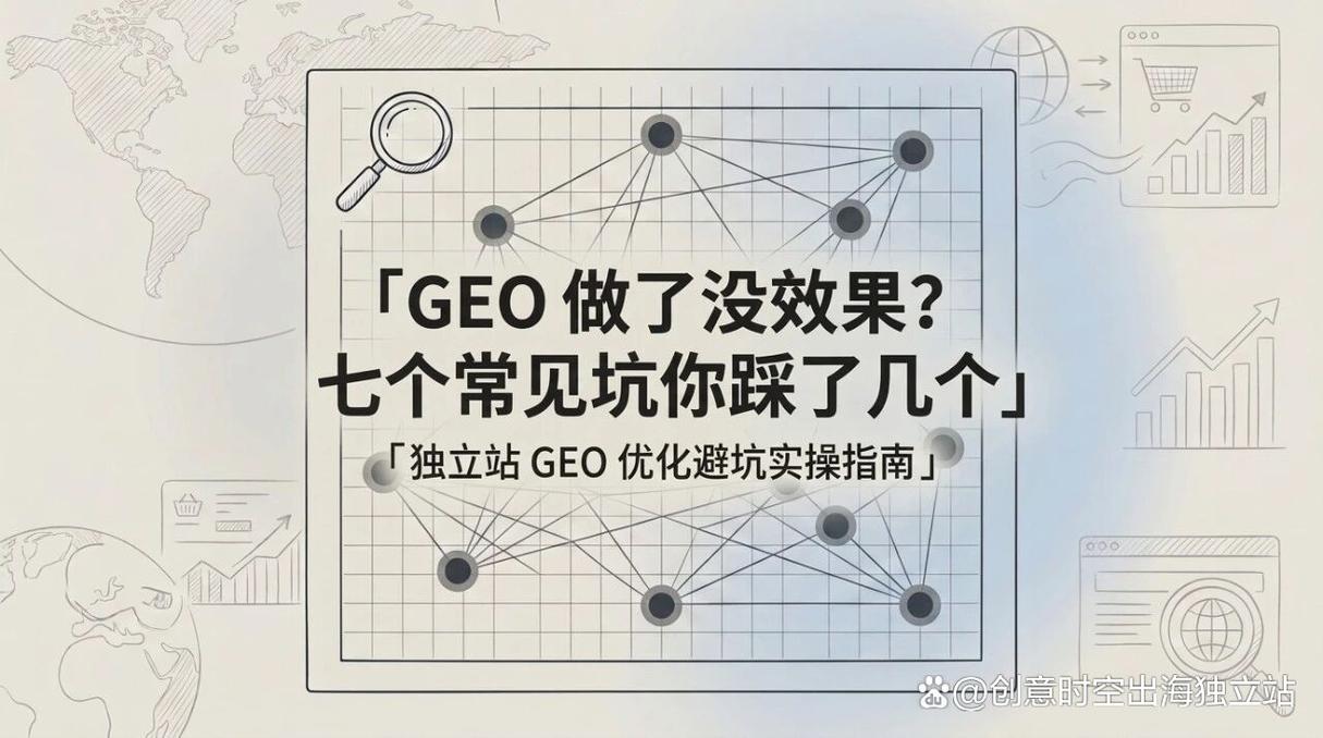 九个做GEO的，八个踩过这些坑