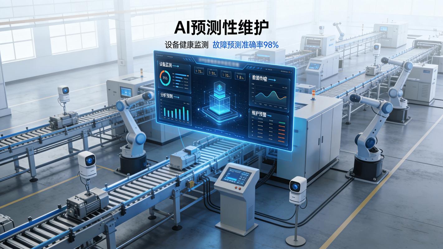 钢铁高炉工业AI预测性维护监控界面