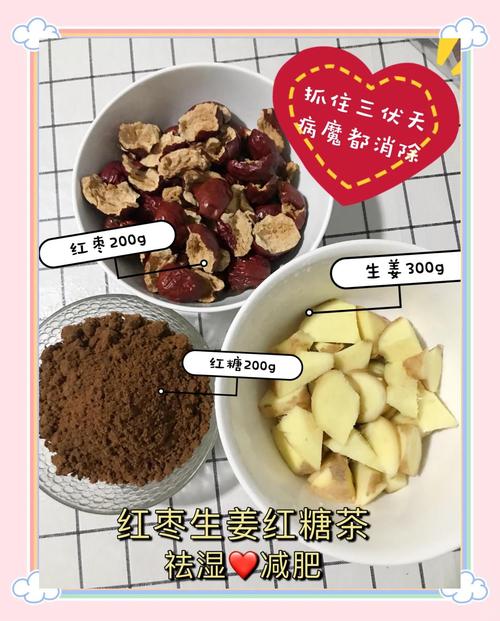 简易姜枣茶煮制过程图解