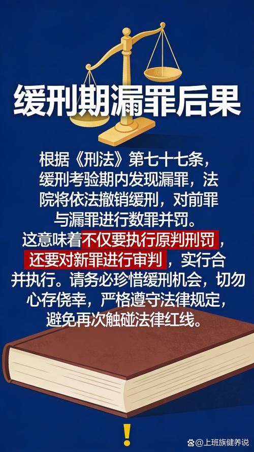 缓刑考验期法律后果的法定框架
