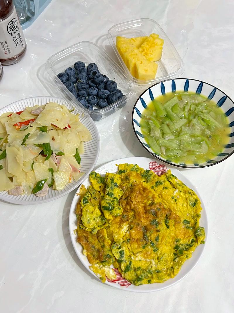 清淡晚餐搭配框架手写笔记