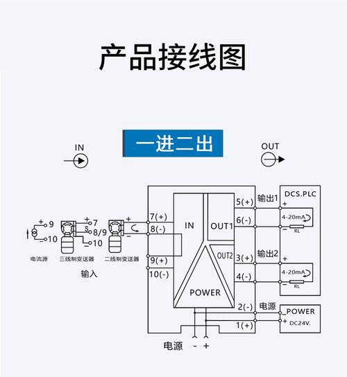 车间信号模拟量隔离器接线实物图