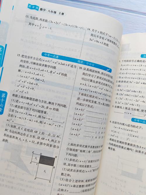 中学生标注星号选做作业的课本练习页
