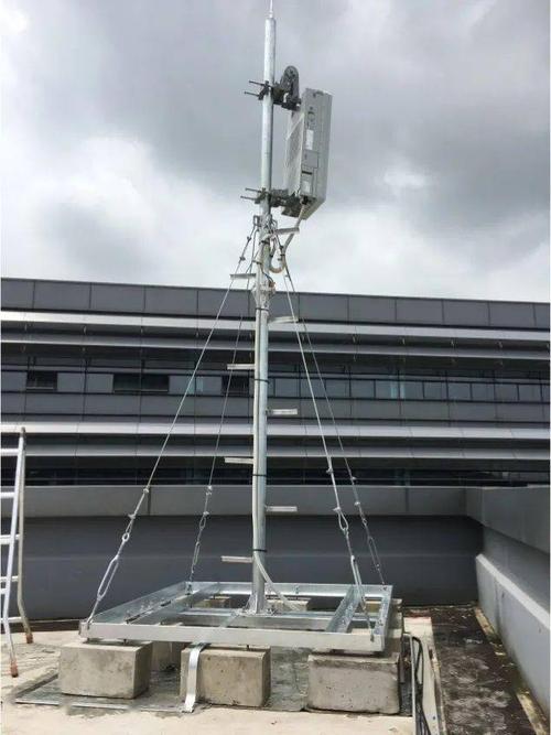 南京新街口沿街5G基站天线实拍图
