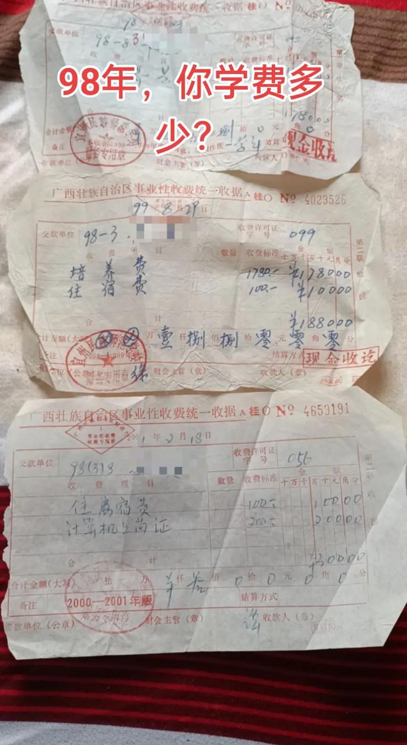 我当年交的‘学费’可不少