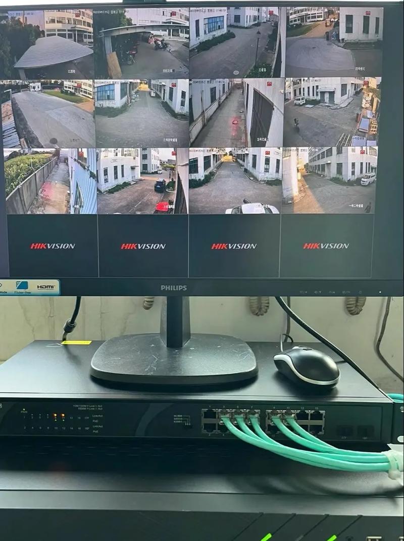 中小制造工厂老旧工业安防监控设备实拍