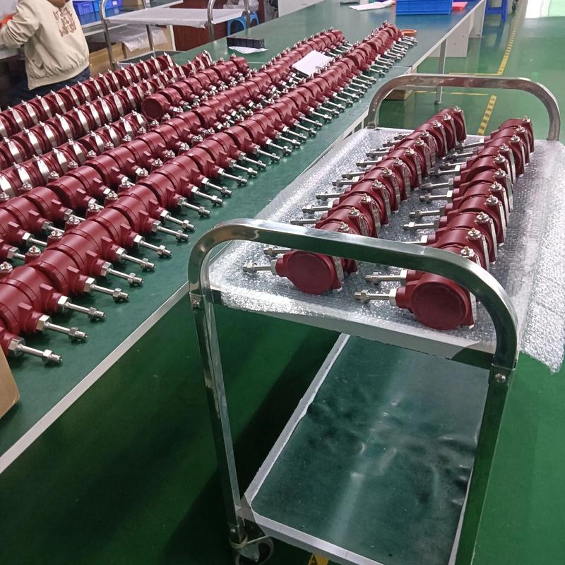 宁波厨电工厂车间物联网传感器布线实景
