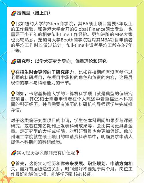 留学申请背景提升实习科研项目对比图