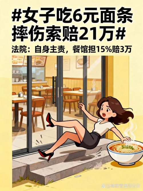 餐饮店顾客滑倒责任险赔付场景图