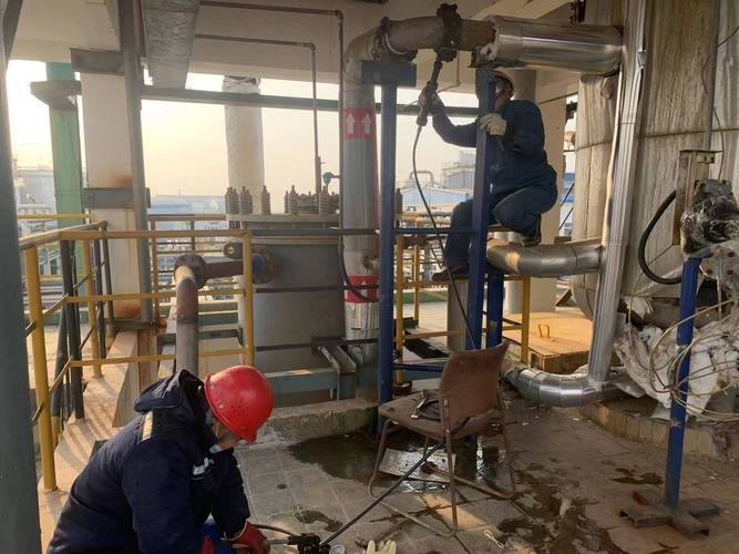 工业车间液压泄漏改造施工实拍