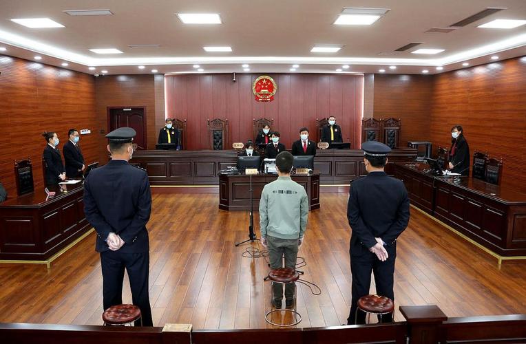 律师在法庭上辩护被法官打断场景
