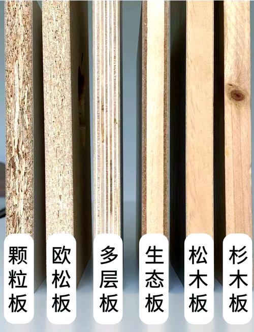各种装修板材芯材对比图