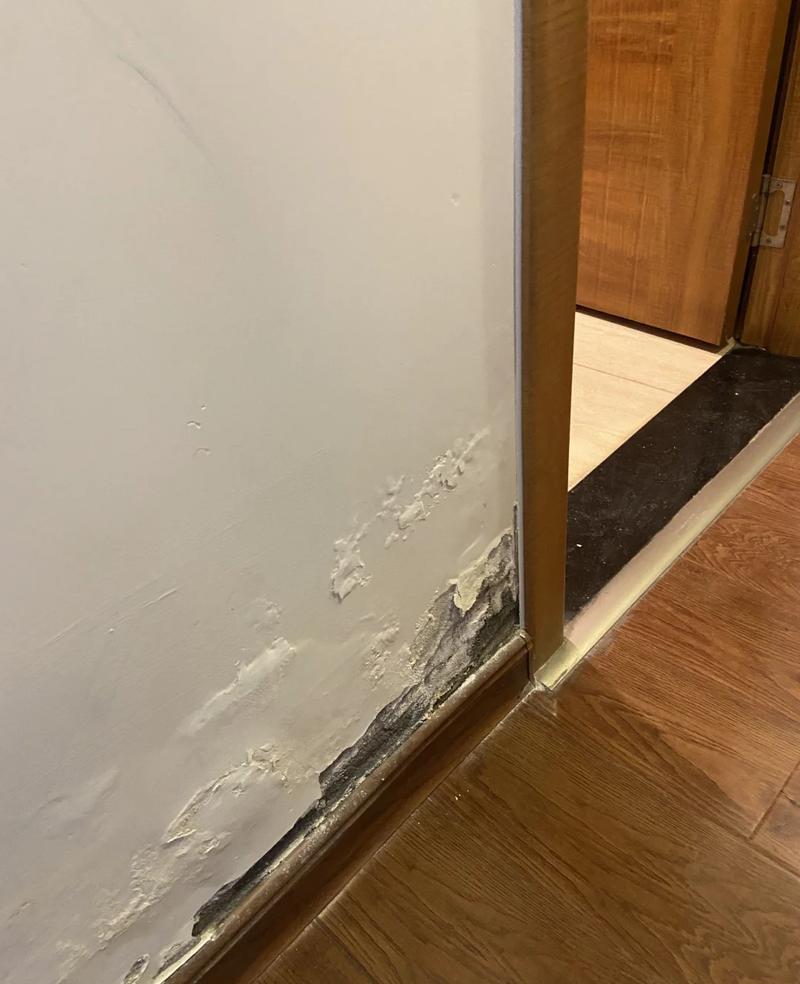 老房卫生间墙面渗水起泡实景图