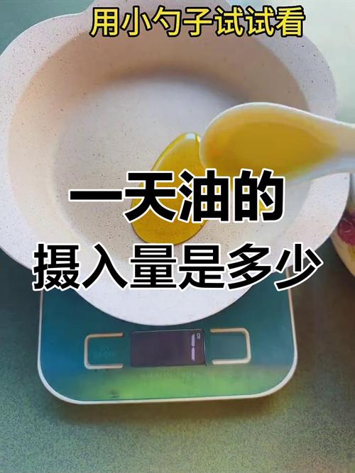 高血脂人群每日用油量瓷勺计量图