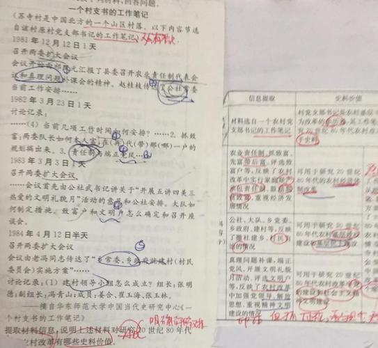 高中历史史料价值辨析做题圈画标记