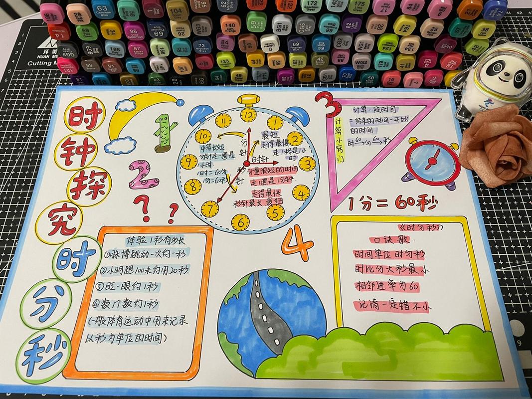 小学三年级钟表认时间手写作业纸