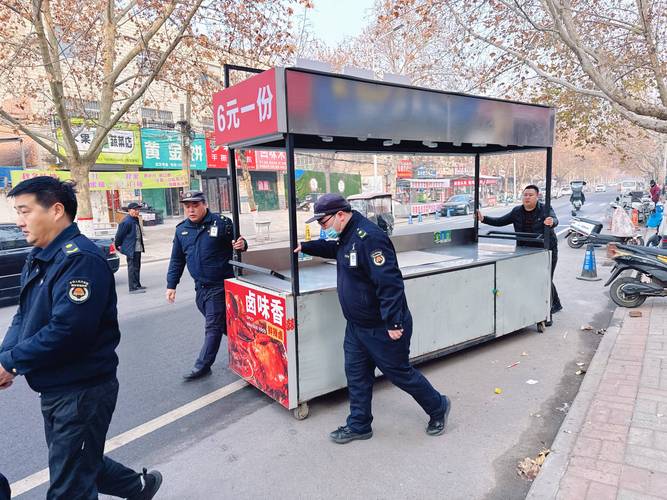 城管占道经营处罚现场照片