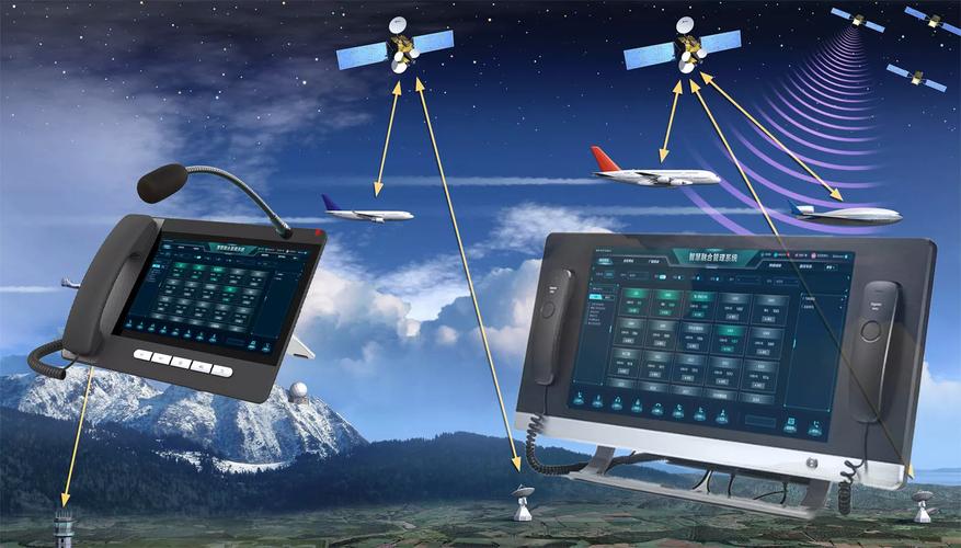 户外应急卫星互联网终端使用场景图