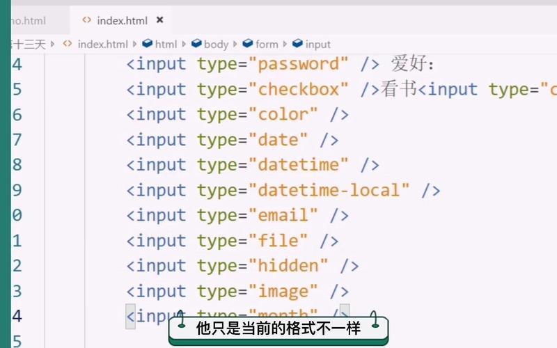 网页前端H标签结构代码示例图